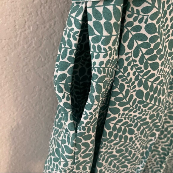 Boden Dress with Button Front and Pockets, 4. Matching ribbon belt. - Picture 3 of 11